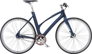 Avenue Broadway Blå / Matt Dark Blue <BR>- 2021 Dame citybike cykel TILBUD