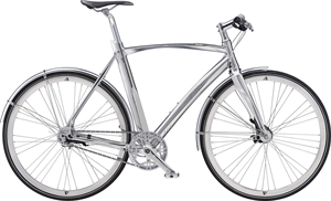 Avenue Broadway Metal Silver / Sølv <BR>- 2023 Herre citybike cykel TILBUD