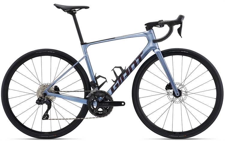 Giant Defy Advanced 1 Frost Silver <BR>- 2025 Carbon comfort racercykel