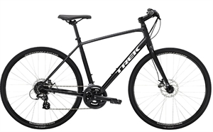 Trek FX 1 Disc Black <BR>- 2023 Herre sportscykel TILBUD