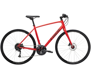 Trek FX 2 Disc Red <BR>- 2023 Herre sportscykel TILBUD