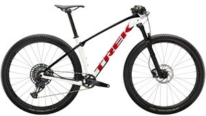 Trek Procaliber 9.7 White / Red <BR>- 2022 29" Carbon MTB cykel