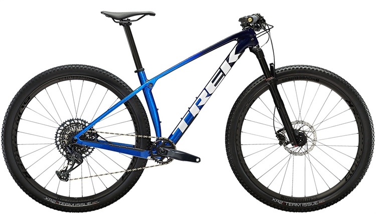 Trek Procaliber 9.7 Black / Blue <BR>- 2022 29" Carbon MTB cykel