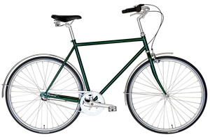 Remington Detour 3G Grøn <BR>- 2021 Herre citybike cykel TILBUD